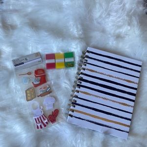 Notebook and sticker